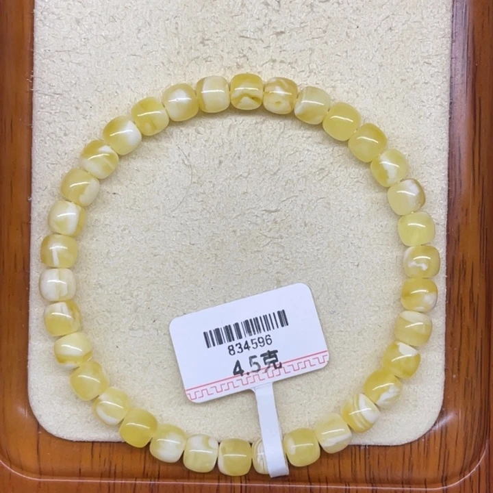 蜜蜡未镶嵌手链蜜蜡