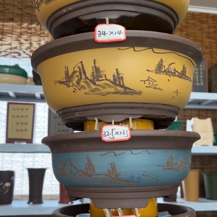 紫砂花盆             100-4