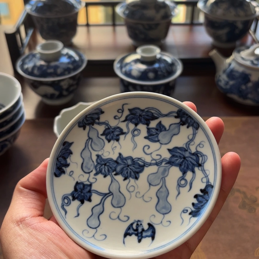 摆件景德镇手绘茶器