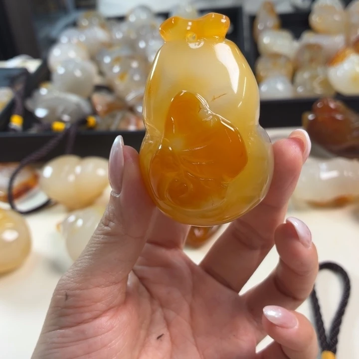 玛瑙/玉髓吊坠(不含链)未镶嵌