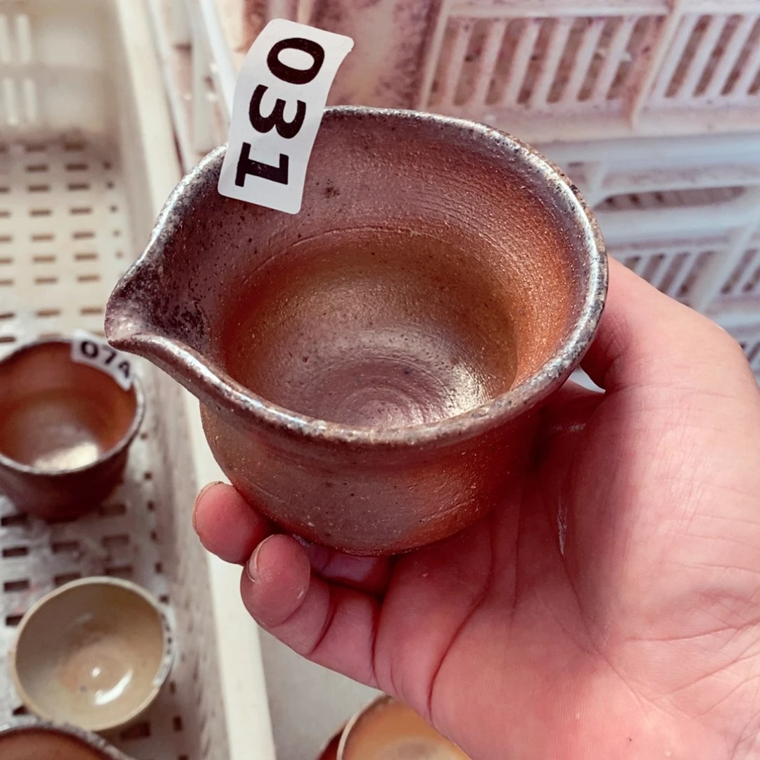 柴烧茶具陶瓷杯子