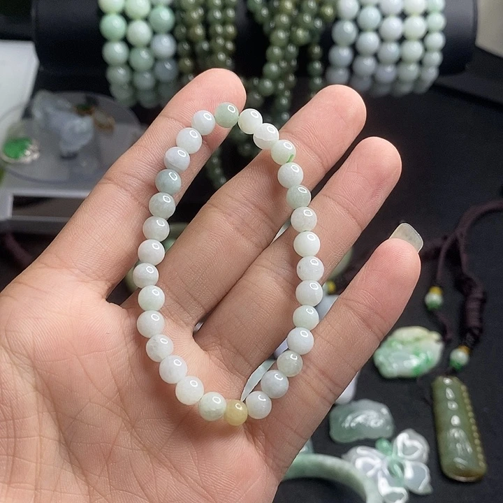 未镶嵌手串翡翠小手串