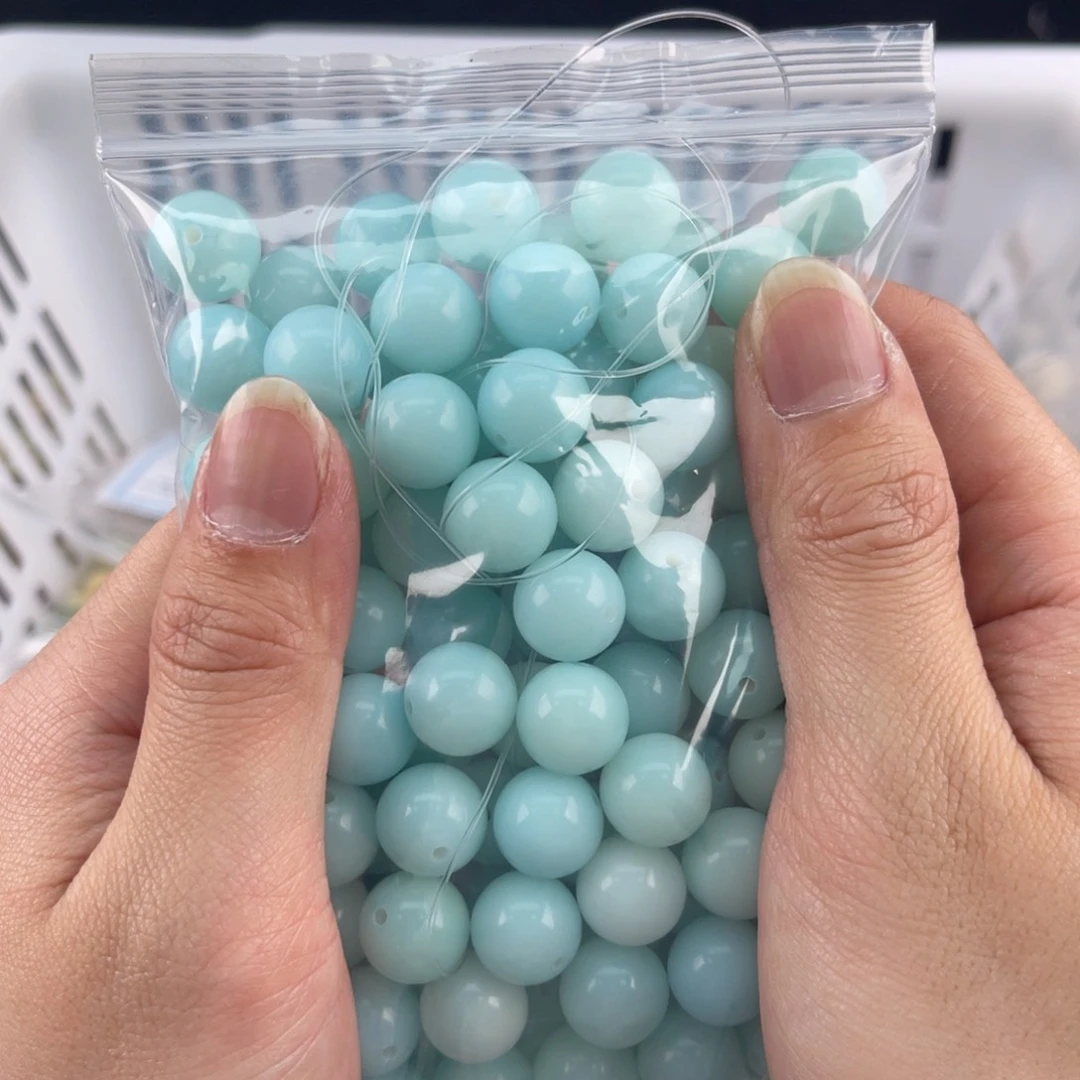 白玉菩提吊坠z12mm 80颗锅底