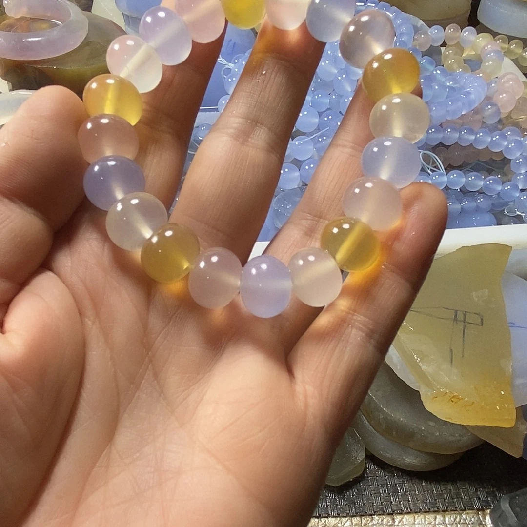 赤****玛瑙/玉髓未镶嵌手链