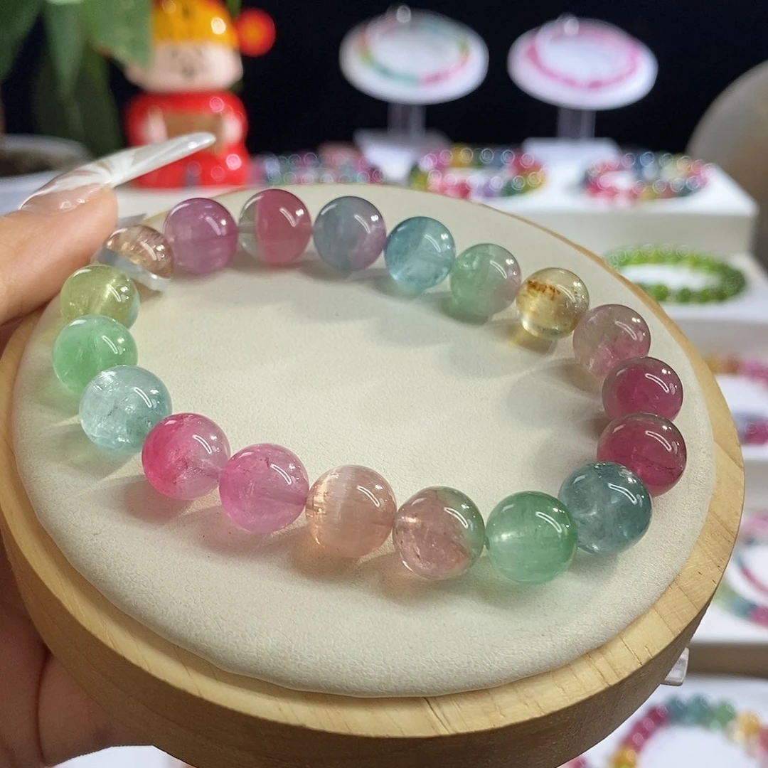 未镶嵌手链碧玺西瓜