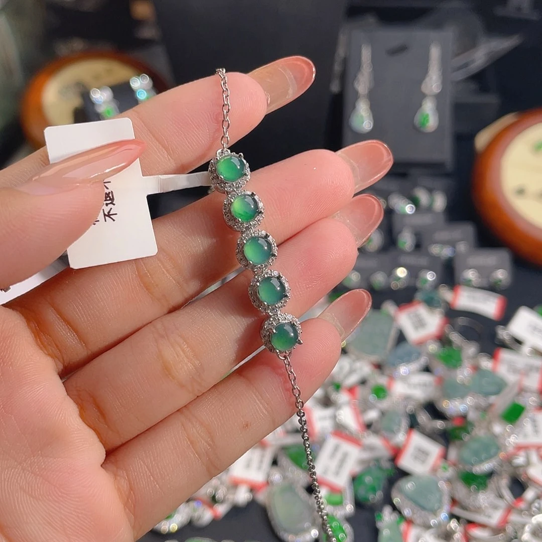 未镶嵌手链翡翠手链