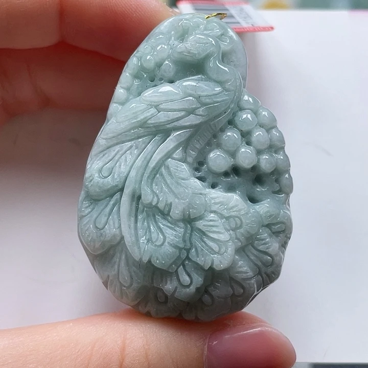 翡翠未镶嵌吊坠(不含链)翡翠