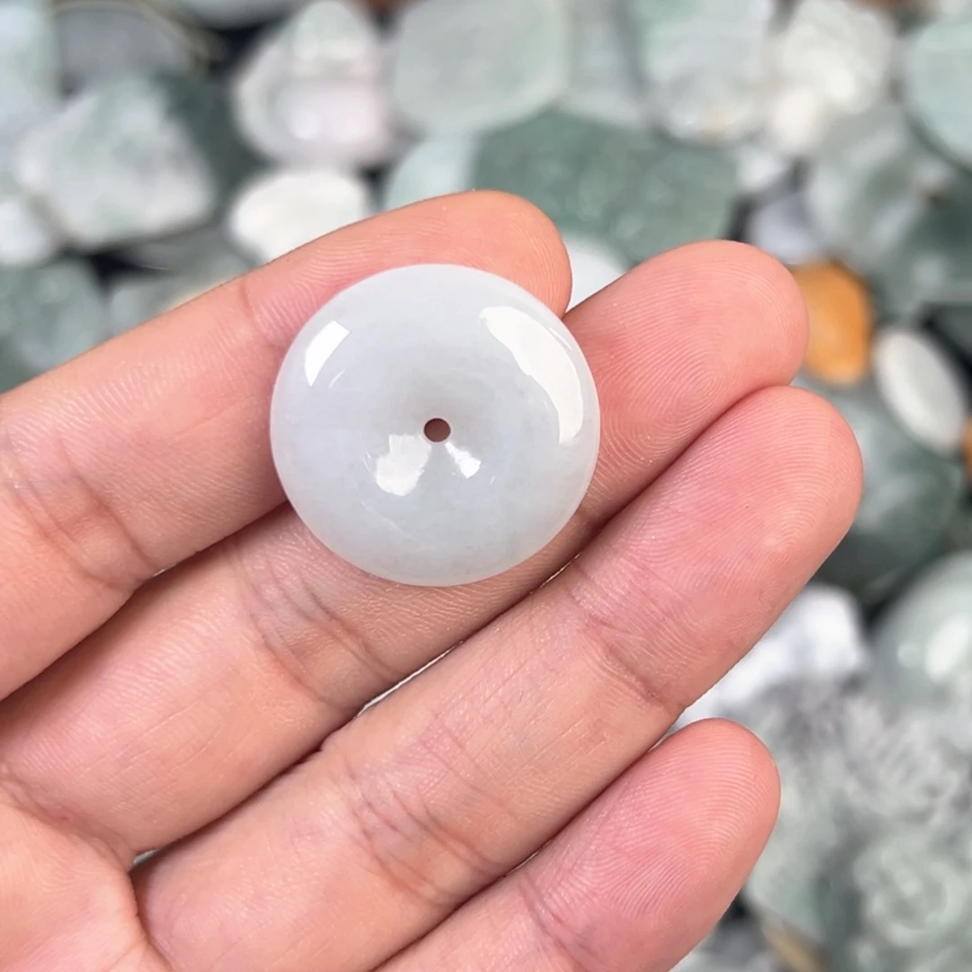 翡翠未镶嵌颈饰多样性发其一，天然A货翡翠0025