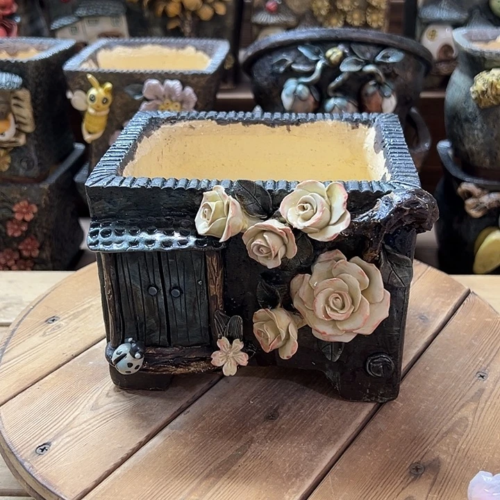 青藤多肉花盆百搭