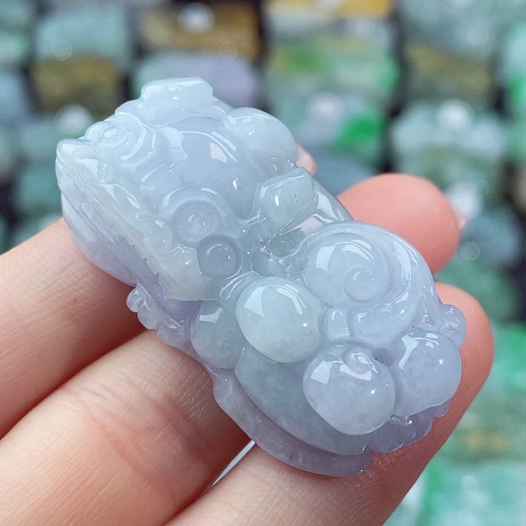 颈饰未镶嵌翡翠天然