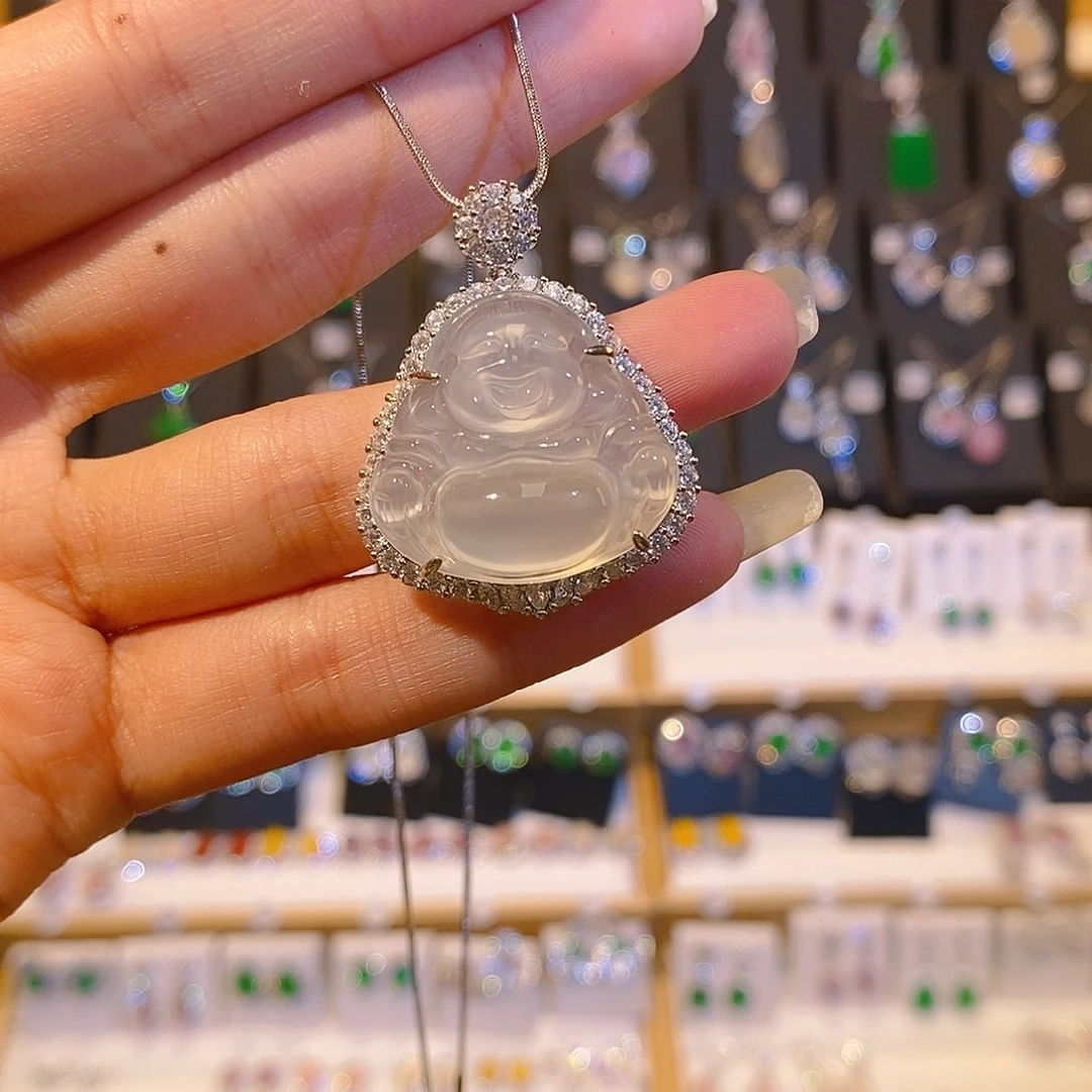 玛瑙/玉髓合金颈饰