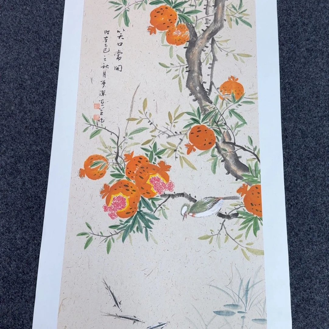 国画国画作品山水花鸟纯手绘