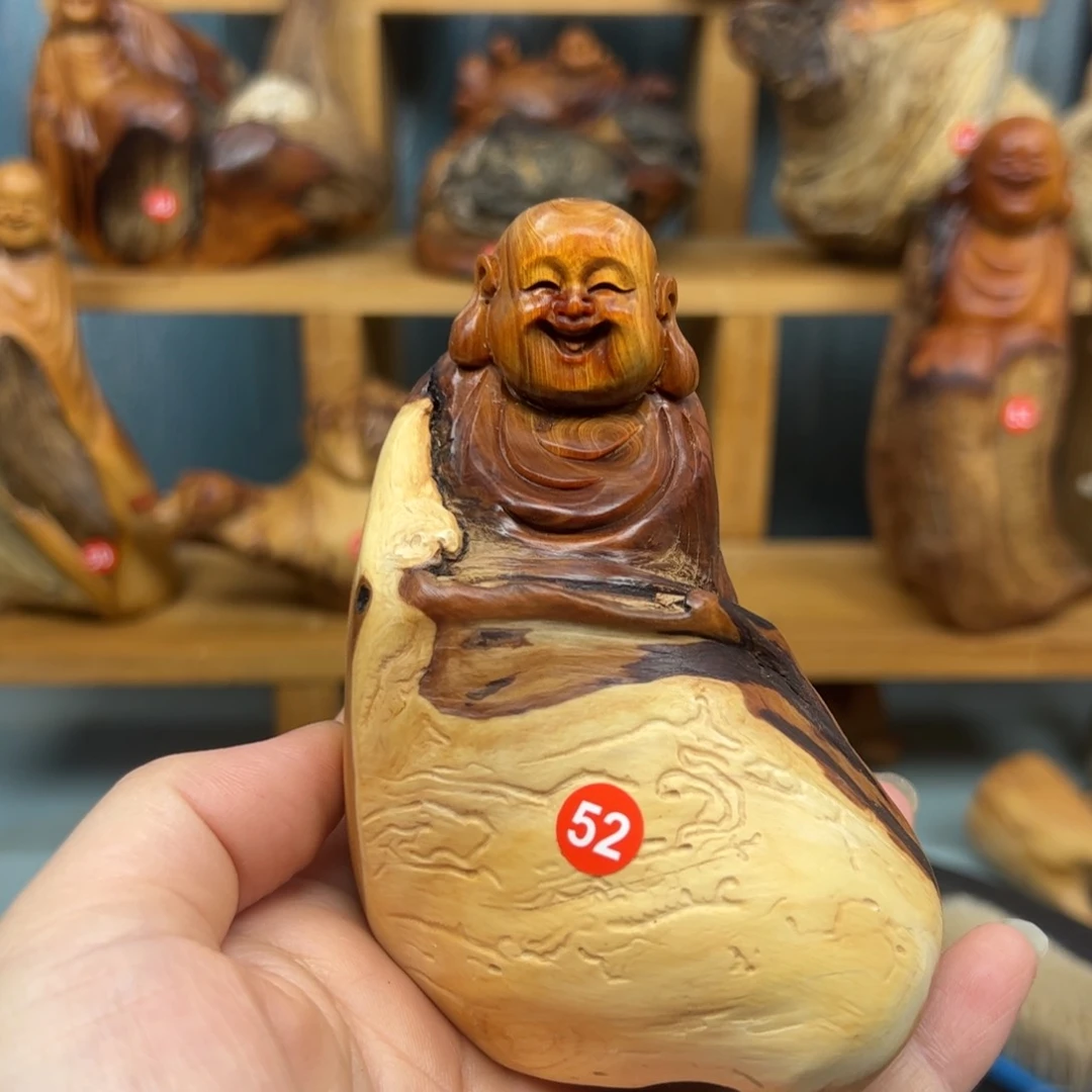 木周崖柏木摆件手把件
