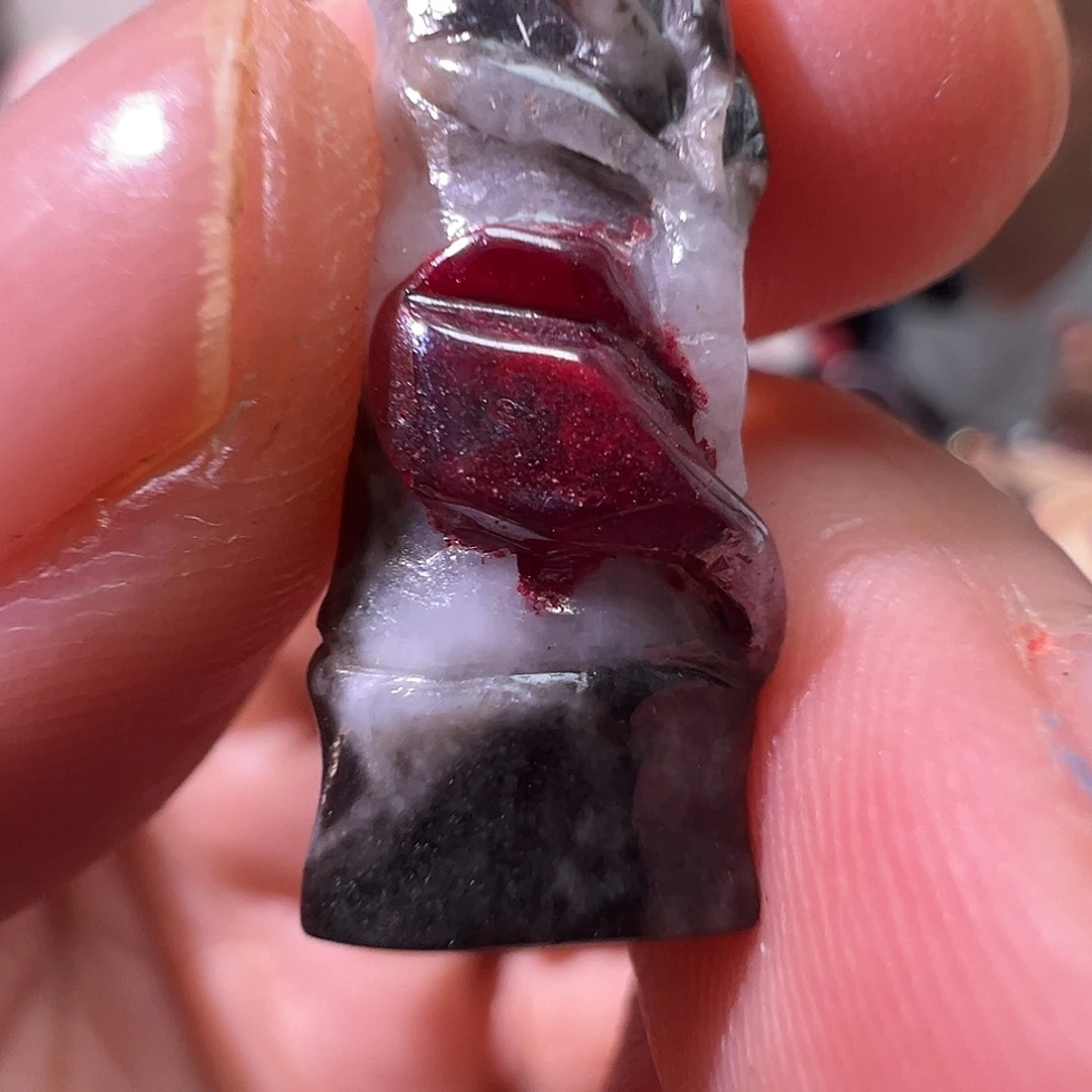 天然辰砂节节高升