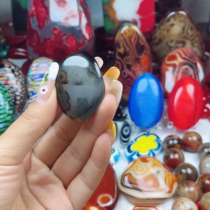 未镶嵌耳饰玛瑙/玉髓