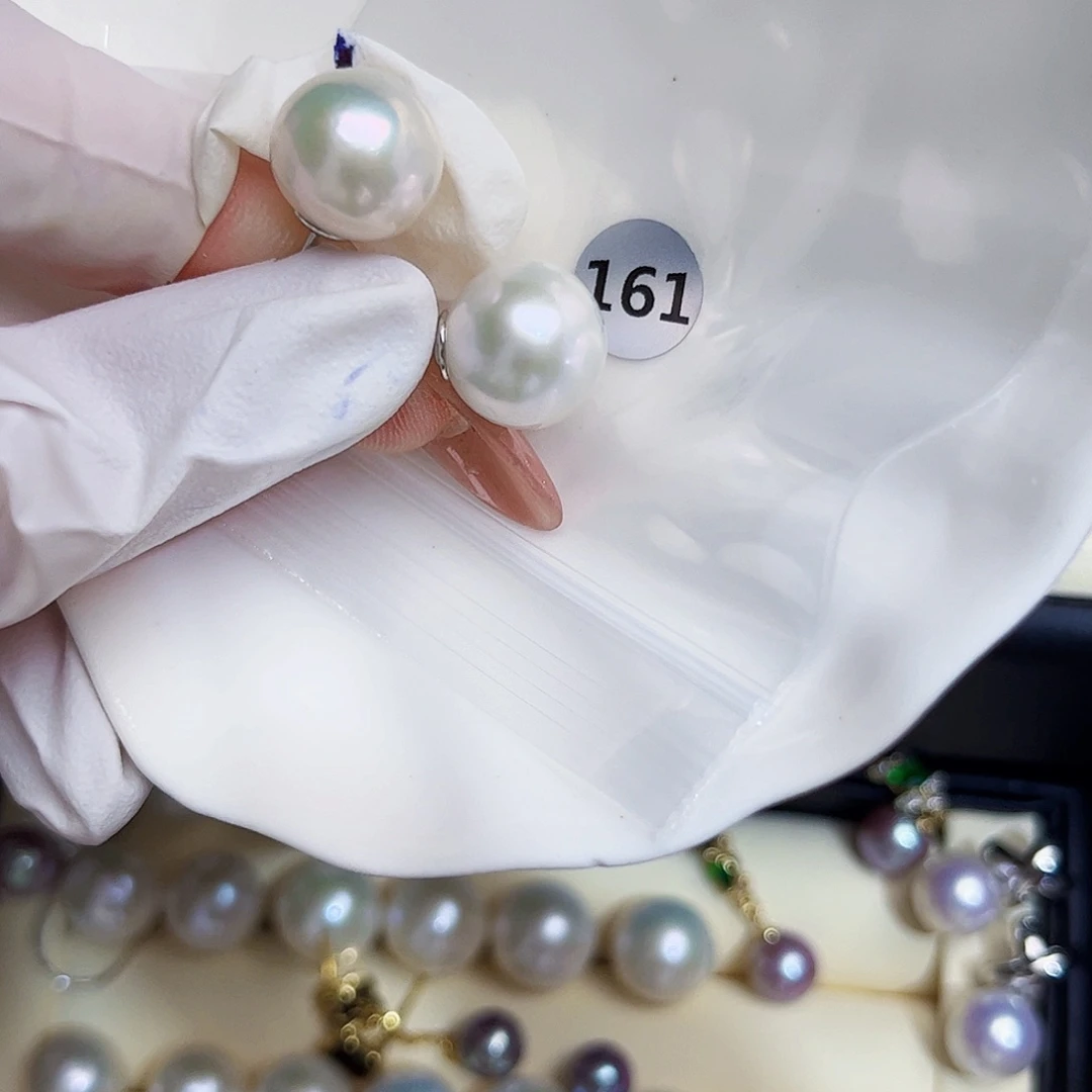 淡水珍珠颈饰银S925镶嵌