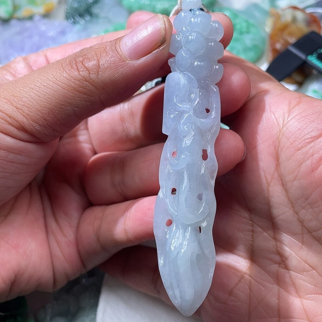 颈饰未镶嵌翡翠翡玉缘翡翠