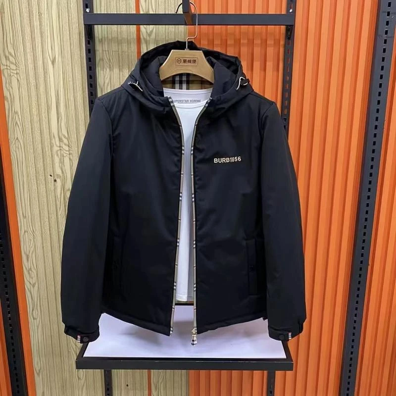 春季新款男士时尚连帽薄棉潮流舒适百搭帅气运动休闲上衣夹克外套