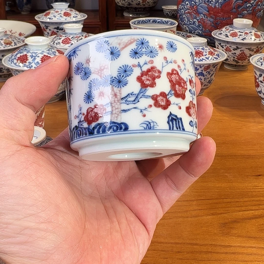 景德镇釉里红瓷器