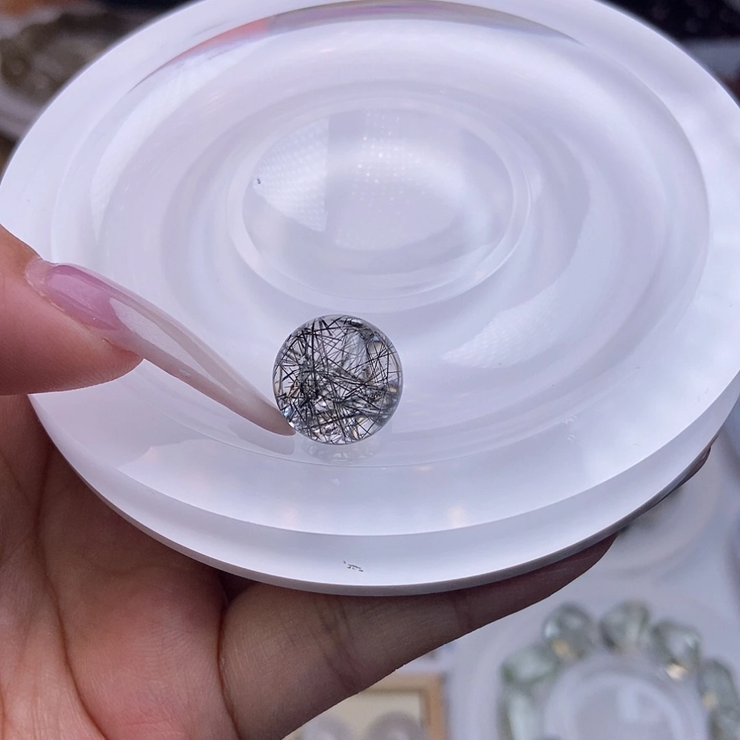 魈***水晶手链未镶嵌定制打孔不退换
