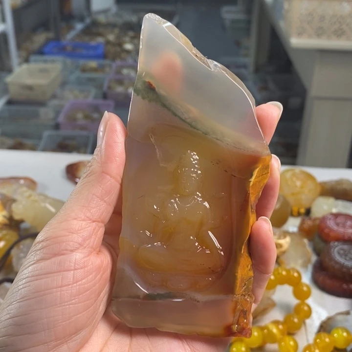 玛瑙/玉髓吊坠(不含链)未镶嵌