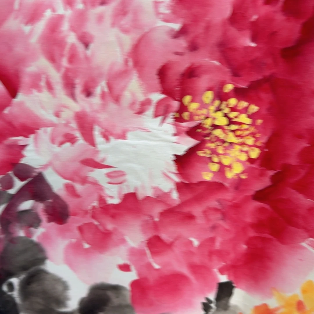 国画纯手绘山水花鸟作品