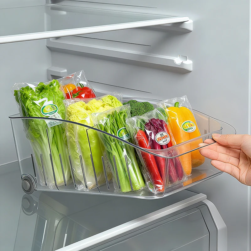 日式冰箱收纳盒整理盒保鲜盒食品级厨房专用蔬菜鸡蛋冷冻储物神器