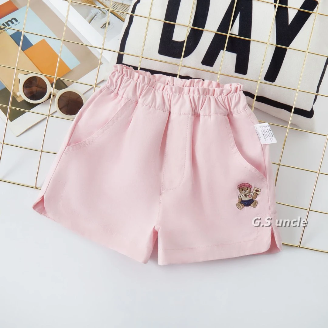 1【桃里桃气】B148夏款短裤女宝女孩夏季洋气儿童可爱甜美