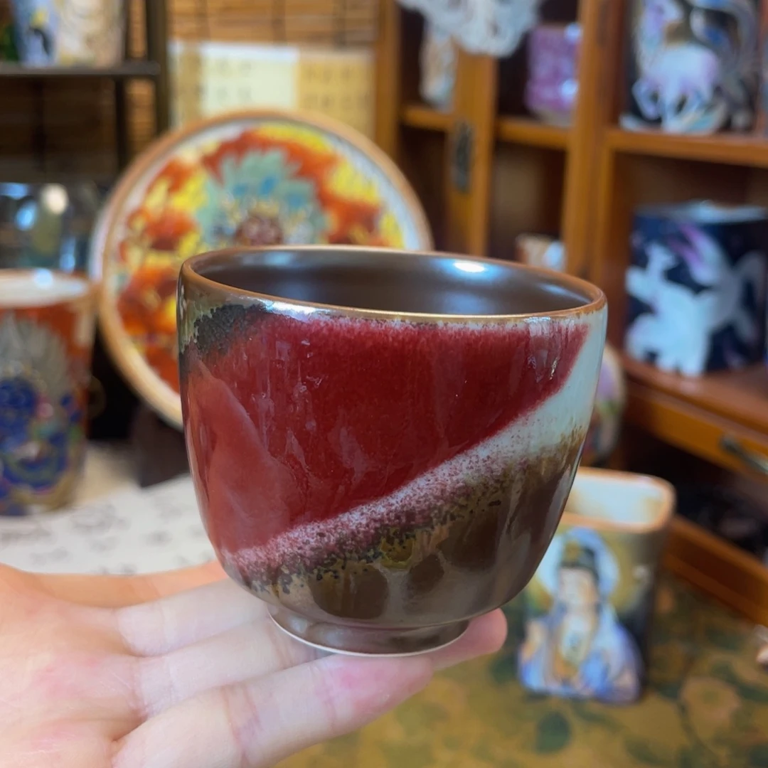 窑变手工制作杯杯