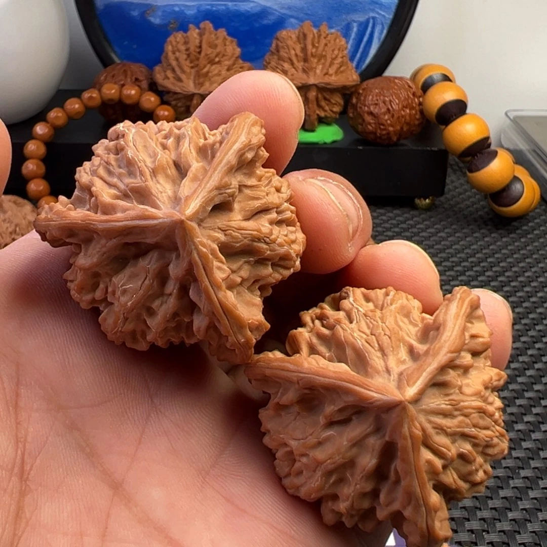 正***甲把件桃核盘山三棱40尺寸