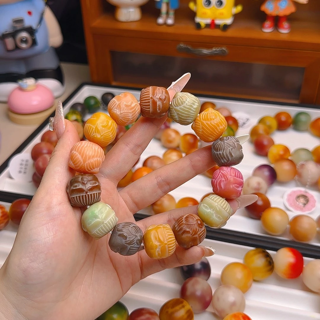 手串菩提根/象牙果卡19哪吒微微瑕