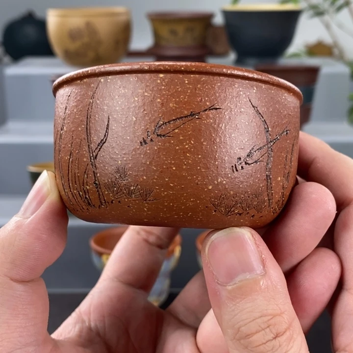 宜兴紫砂手工主人杯