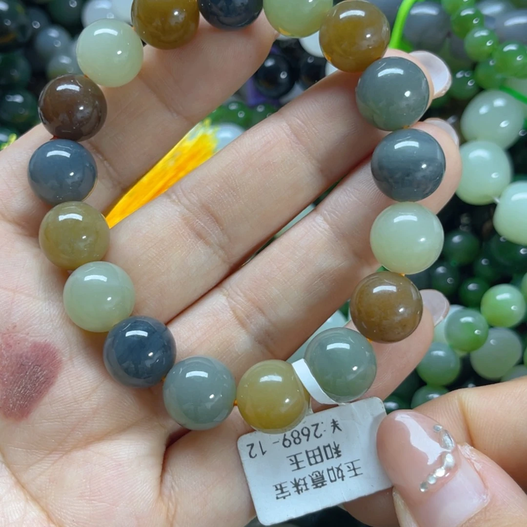 未镶嵌手串和田玉