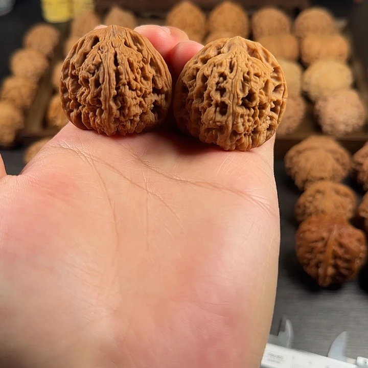 文玩核桃把件南疆41尺  阴阳对