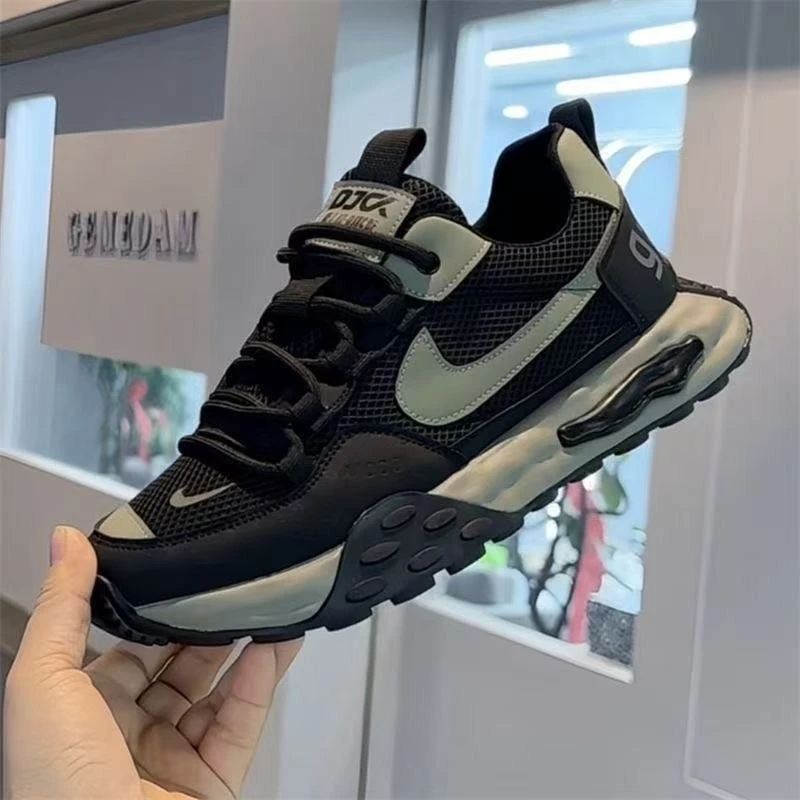 潮牌男鞋2025夏季新款透气厚底百搭轻便板鞋时尚运动休闲潮鞋男款