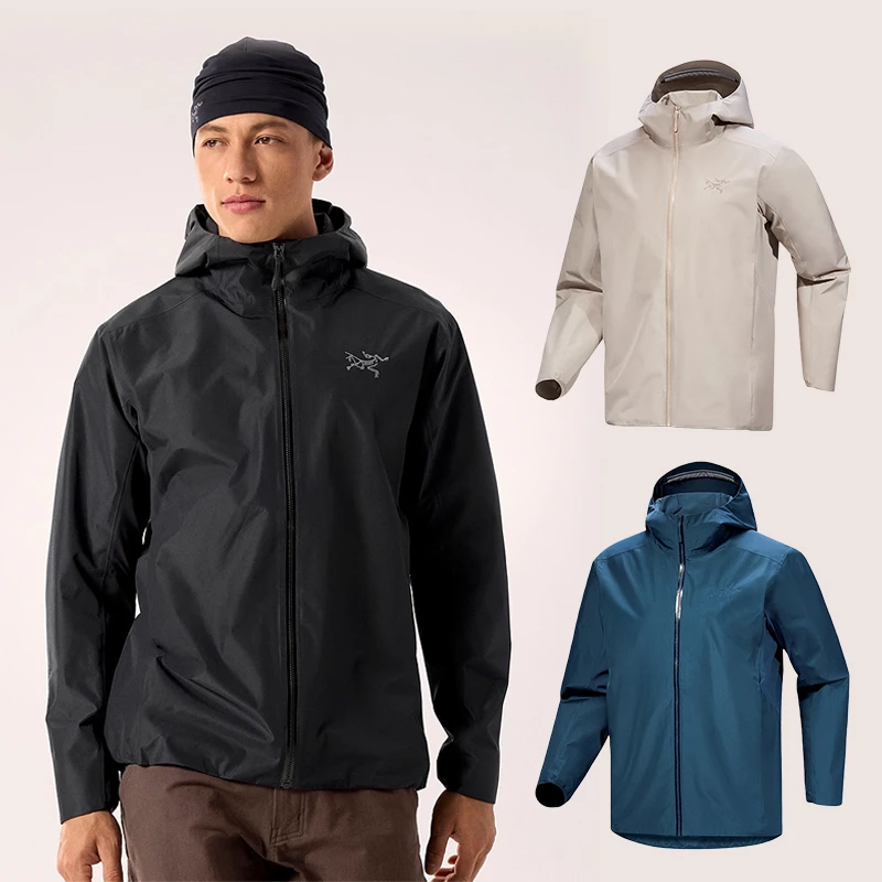 ARC'TERYX始祖鸟 Solano Hoody 户外防风防水连帽软壳外套冲锋衣