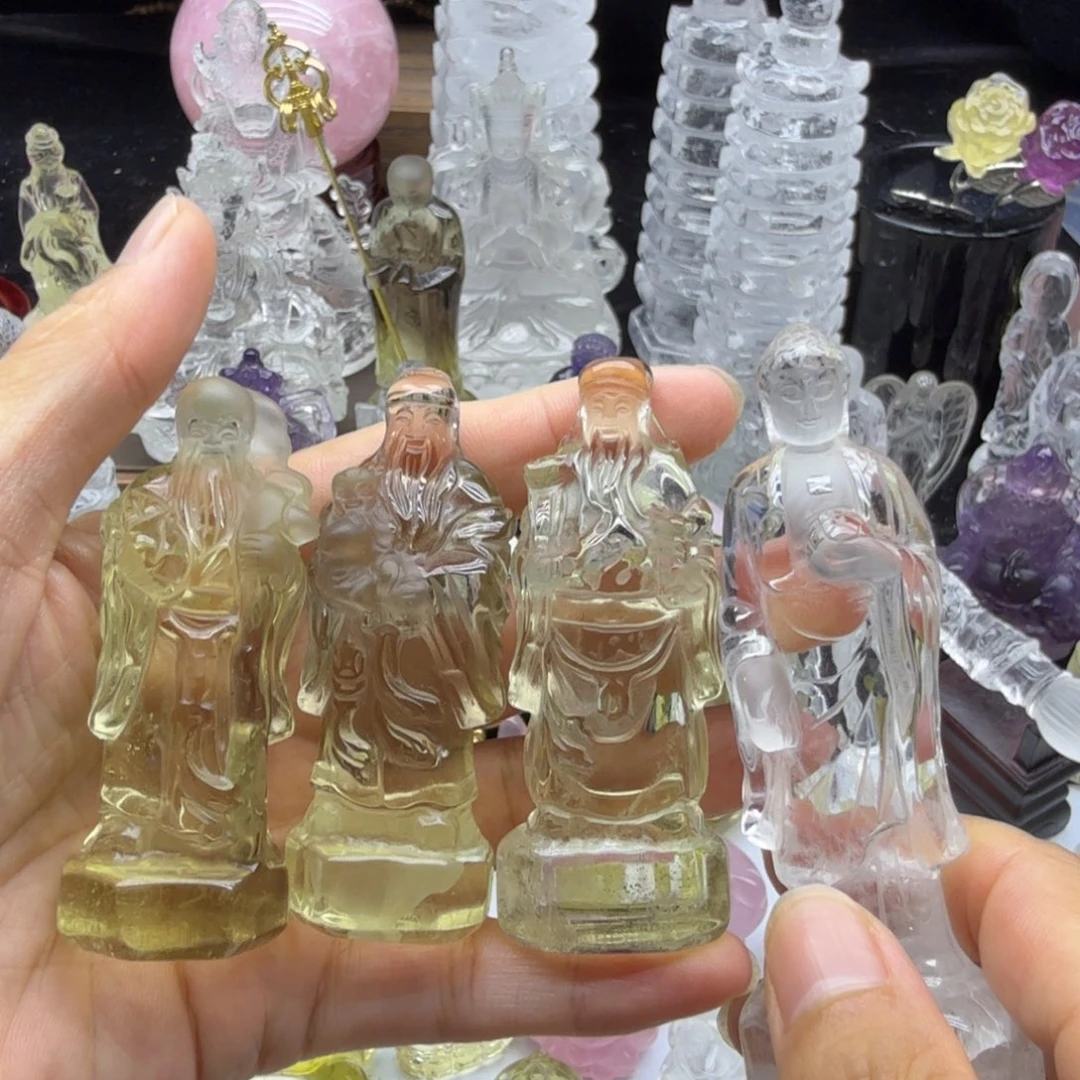 商***店未镶嵌珠宝半成品水晶