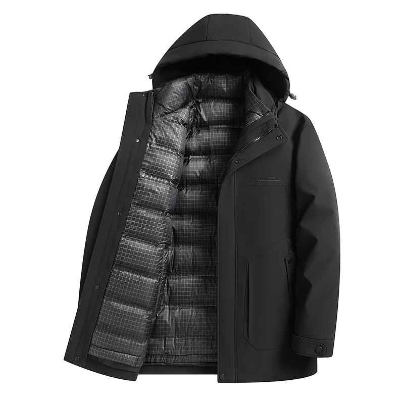 JOZDICE/纪治迪哲羽绒服外套冬季挺括保暖简约时尚羽绒服男款