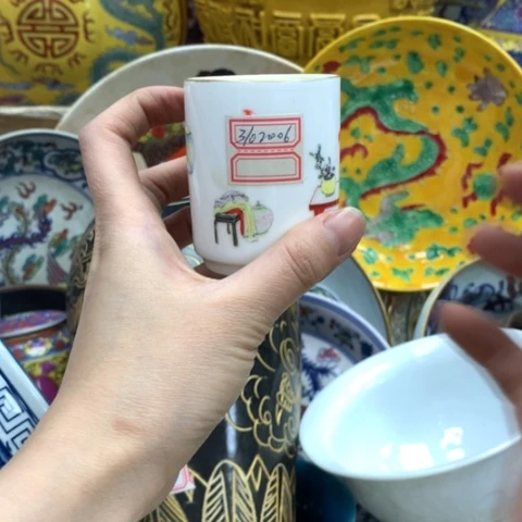 瓷片瓷器摆件瓷器摆件