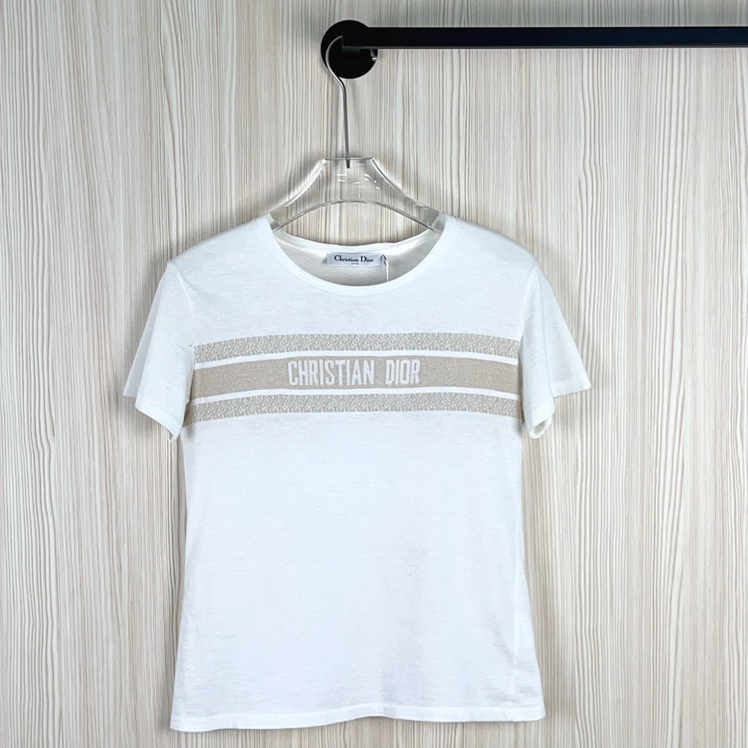 99新 DIOR/迪奥 安洁利严选短袖 尺码XS成色看直播GSS18887