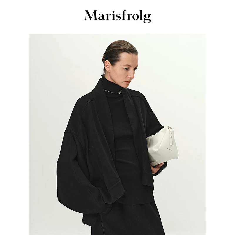 Marisfrolg玛丝菲尔25年秋季新款茧型慵懒百搭气质外套A1FZ12748