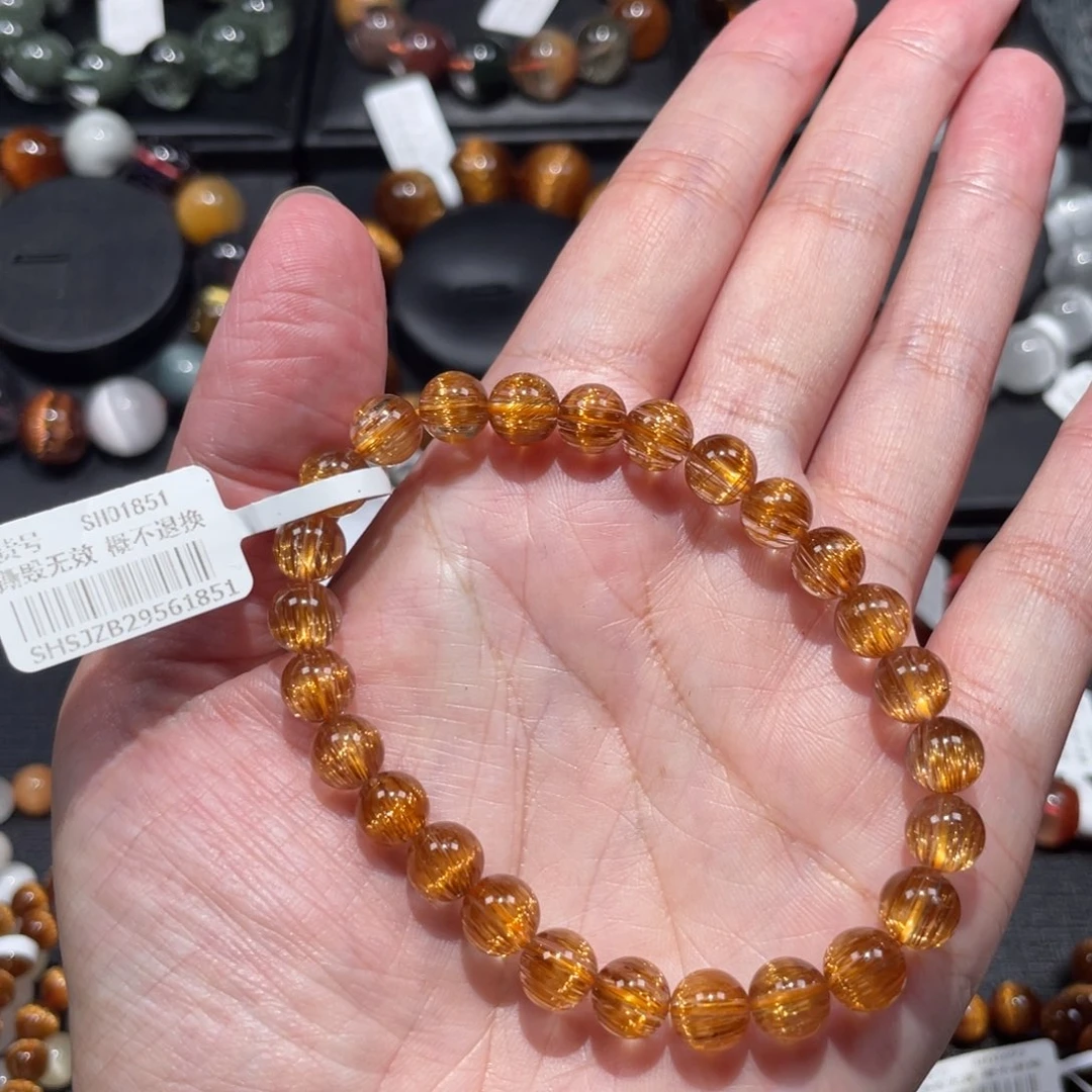 未镶嵌手链水晶铜顺发7.5mm