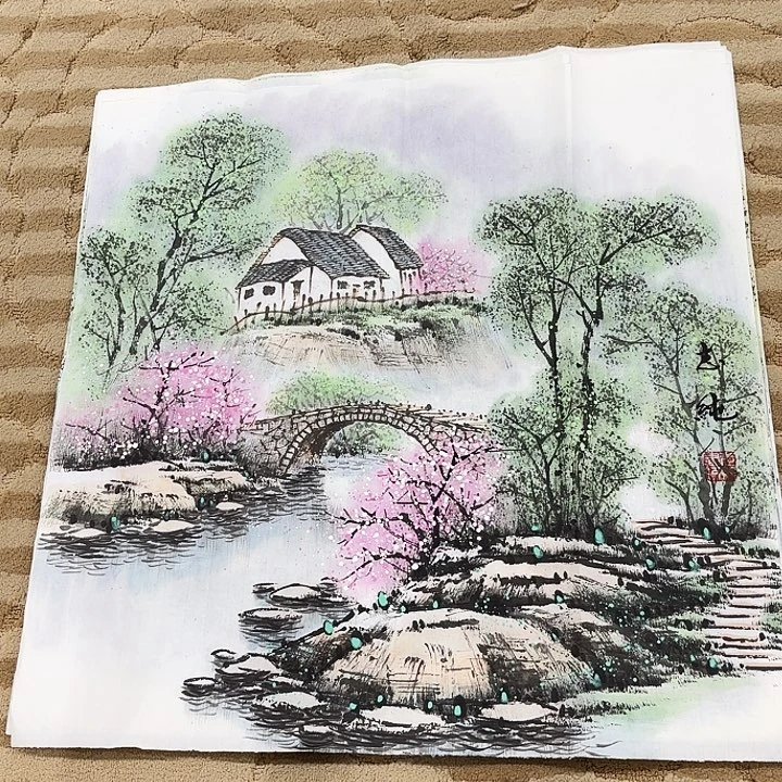 国画花鸟等图案和50.50