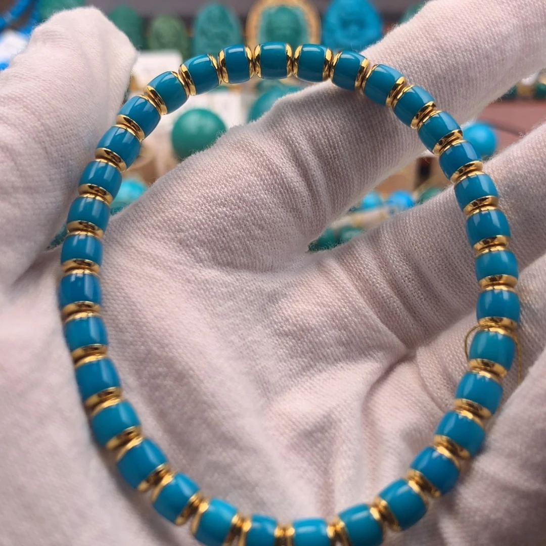 绿松石未镶嵌发饰5,5mm