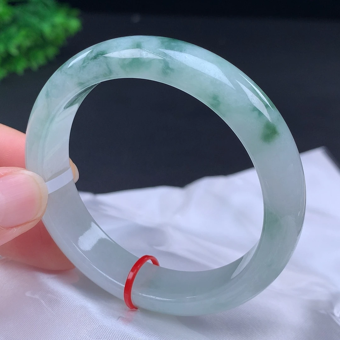 翡翠未镶嵌手镯55圈口431557