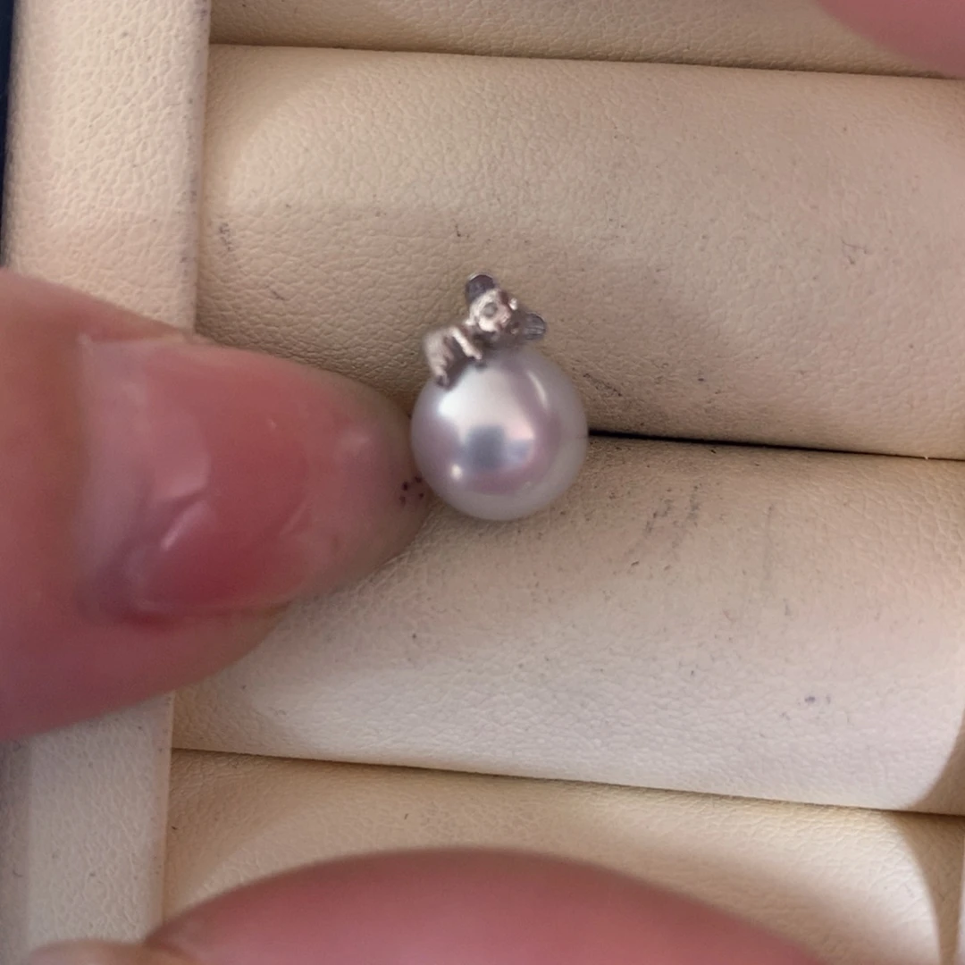 海水珍珠18K金镶嵌颈饰