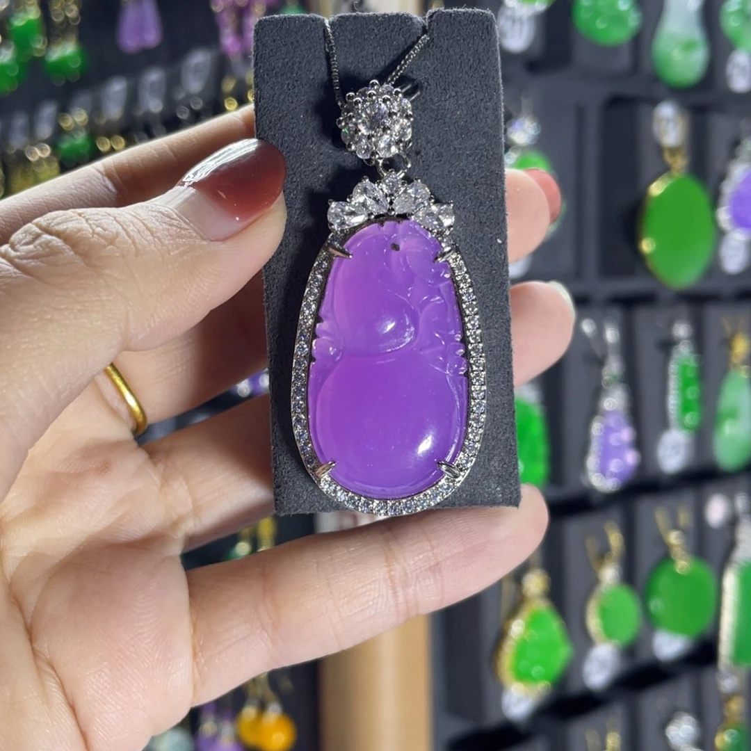 银S925镶嵌翡翠耳饰220