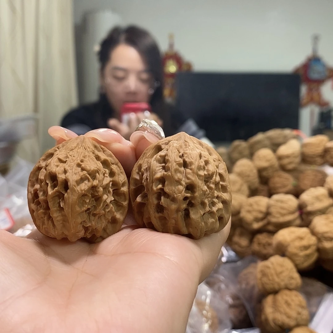 把件文玩核桃35野牛