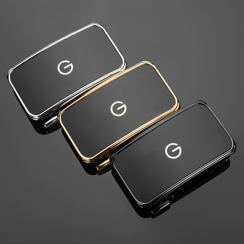 皮带扣头自动扣商务男款高档合金单头腰带卡扣时尚3.5cm裤带卡扣