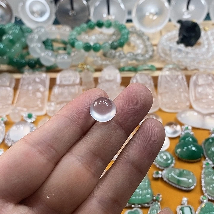 石英质玉平安扣未镶嵌